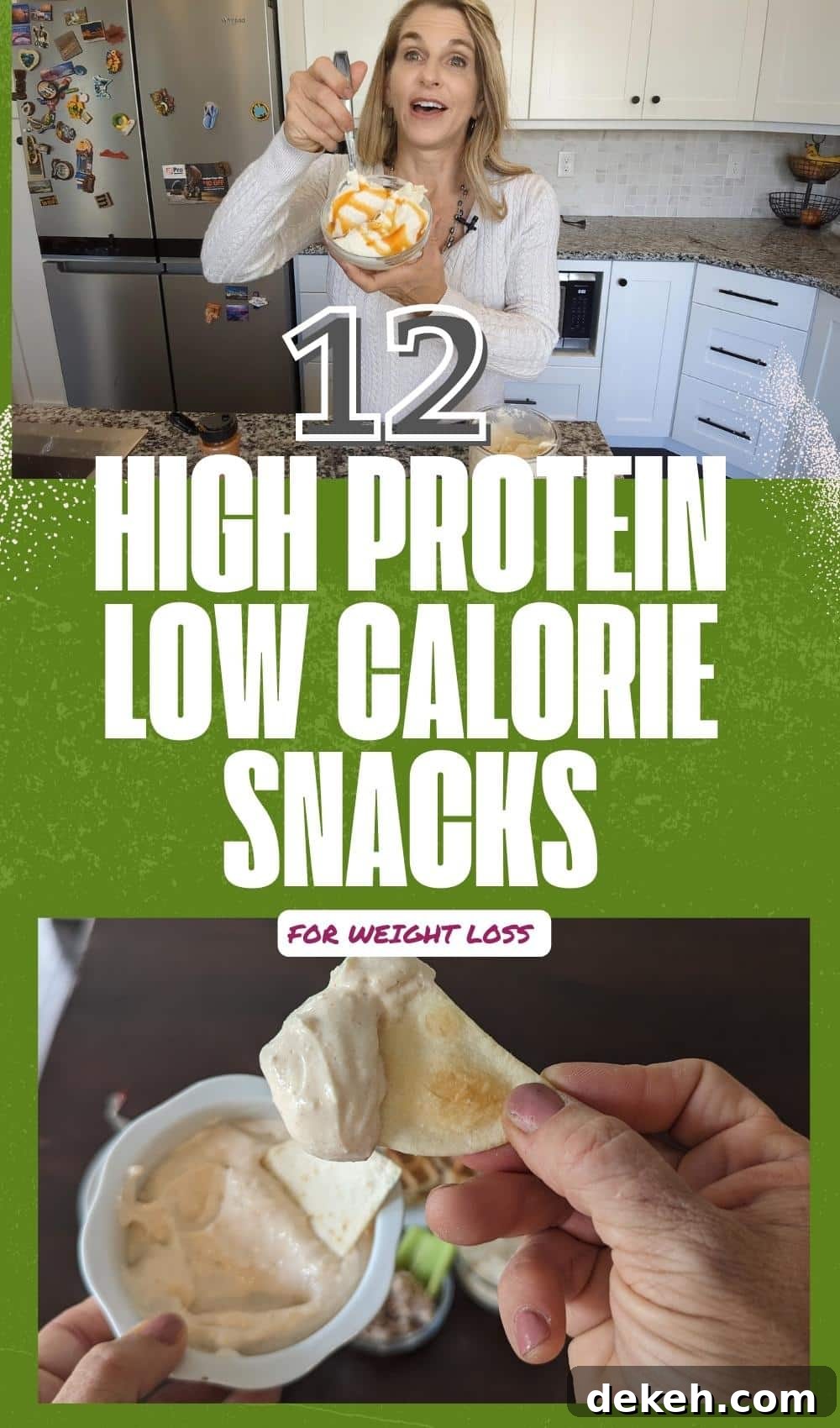 12 High protein low calorie snacks to help you lose weight pin