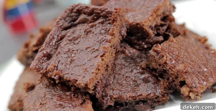 Vegan Double-Chocolate Espresso Zucchini Brownies