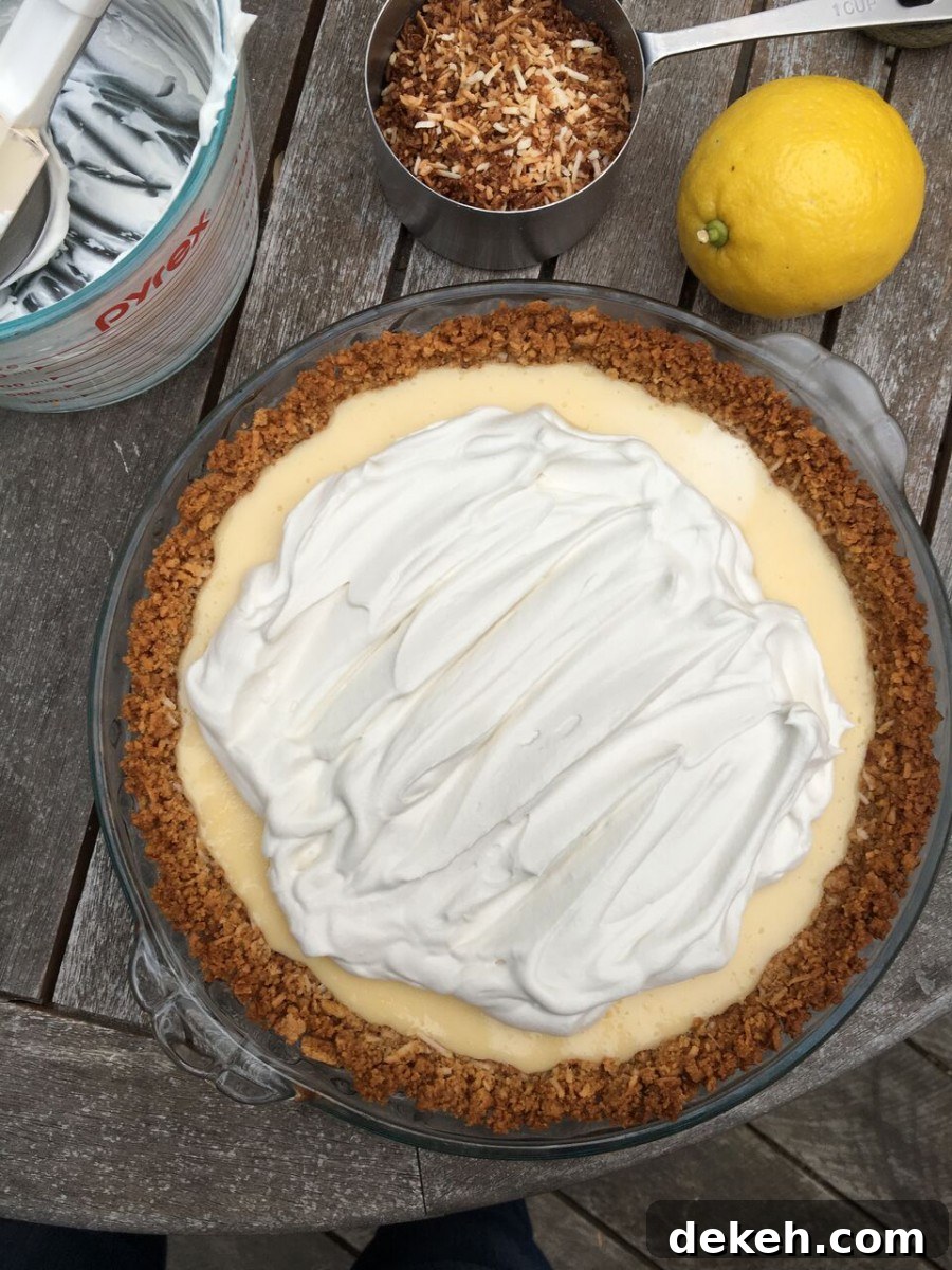 lemon coconut pie 3