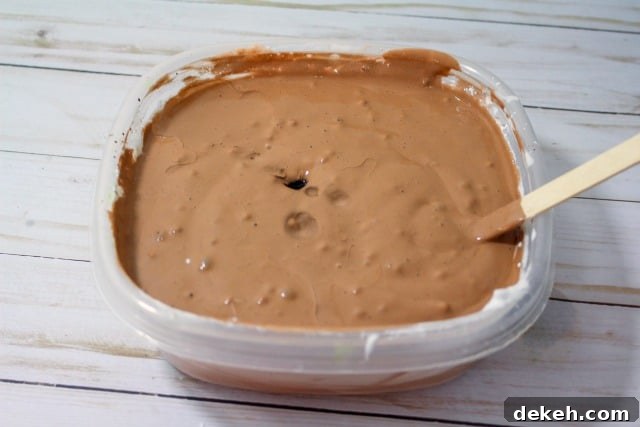 chocolate birthday cake slime