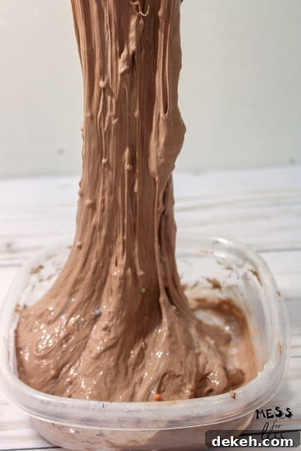 chocolate slime