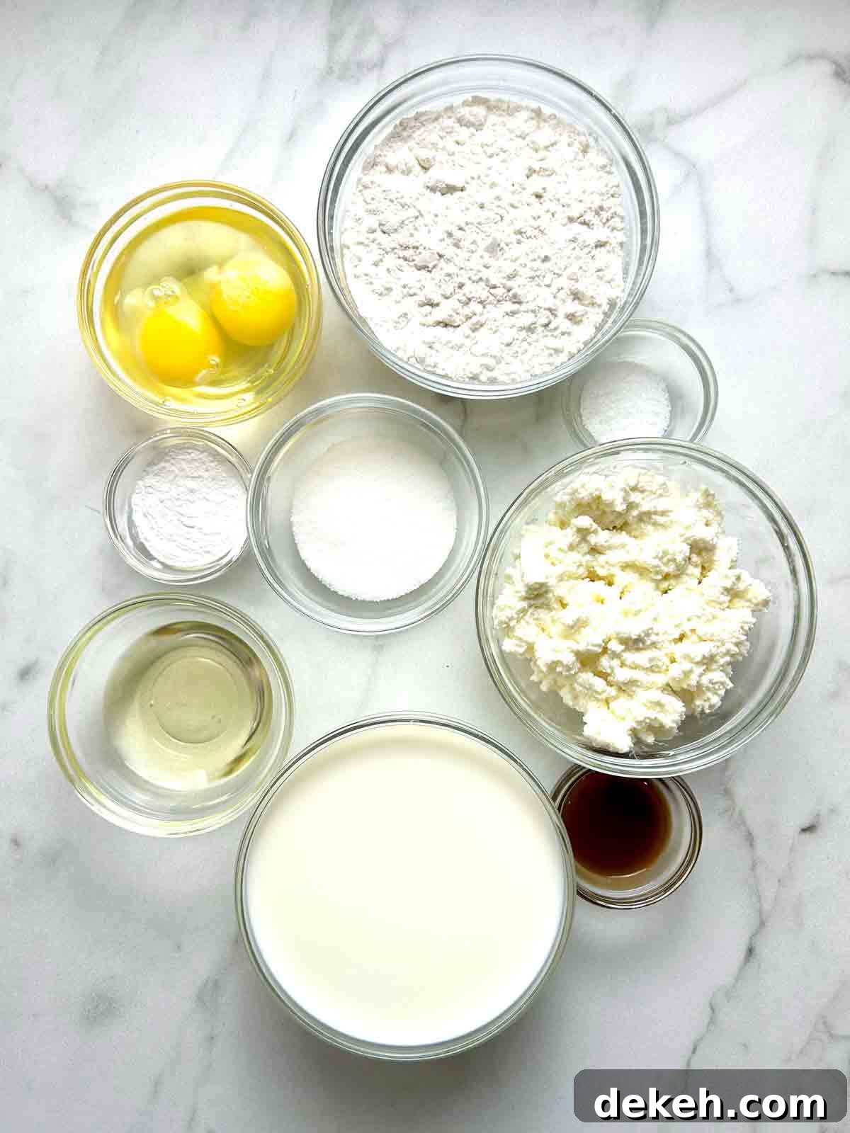 ingredients prepped in bowls.