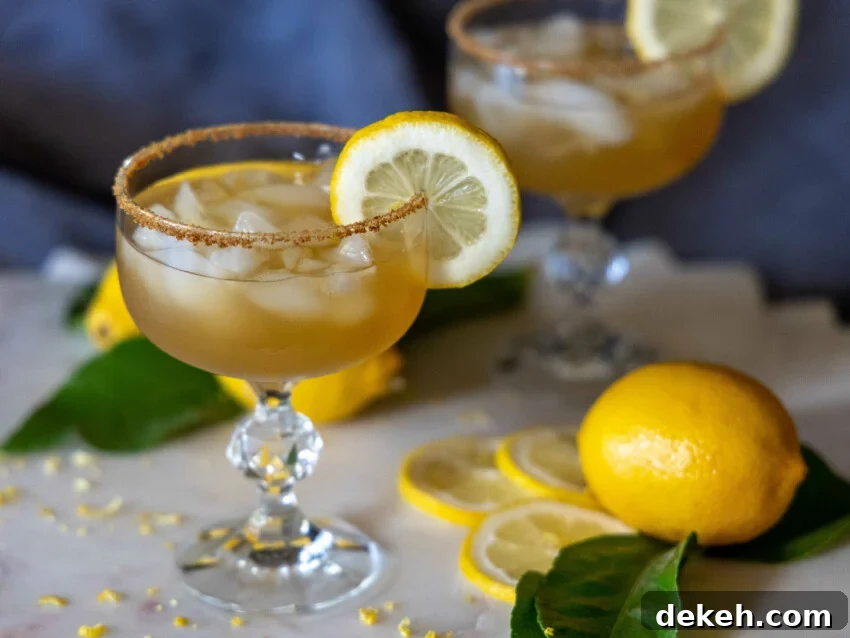 lemon vodka cocktail