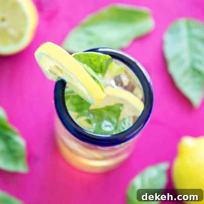 lemon basil margarita