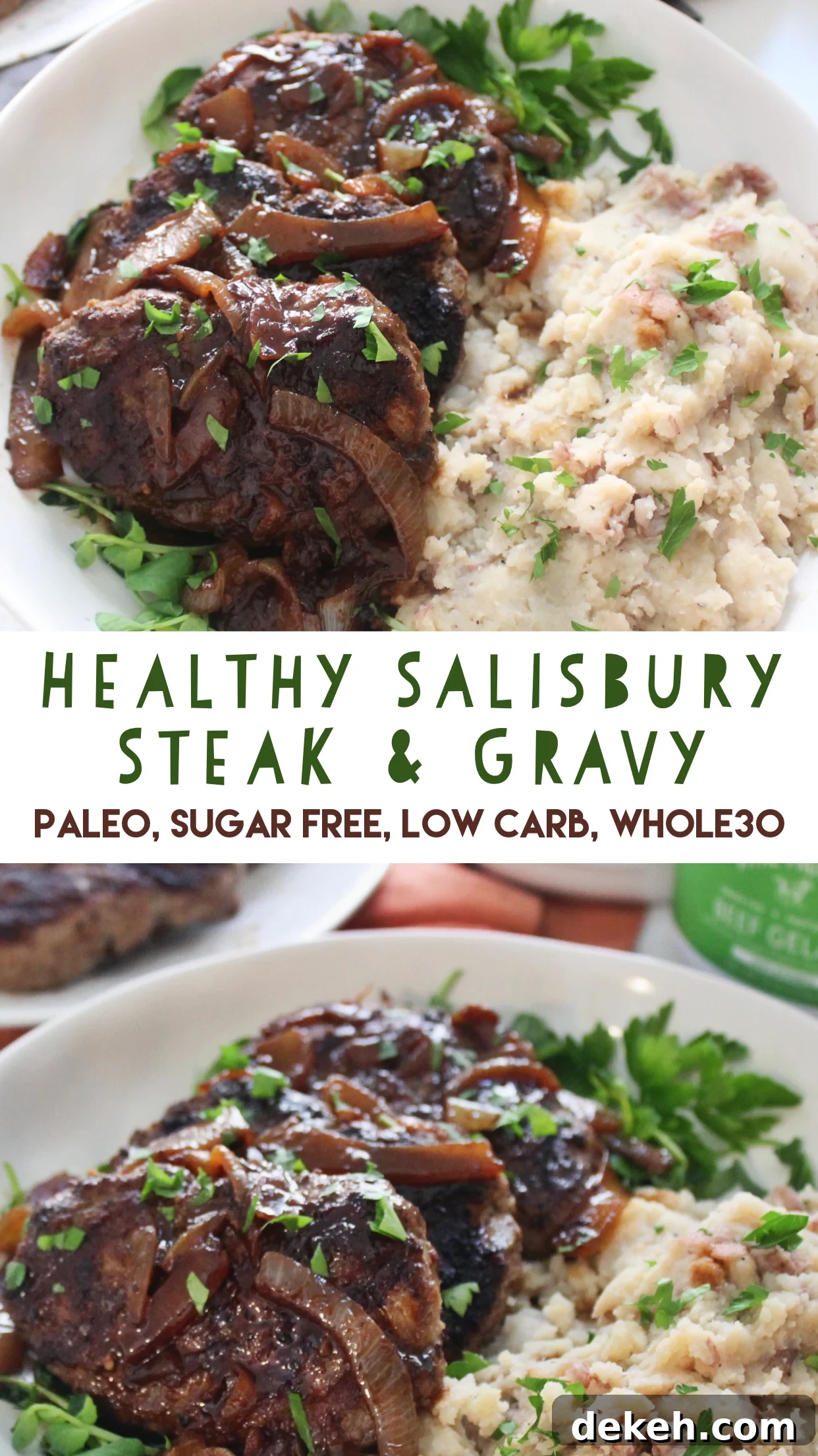 healthy Salisbury steak