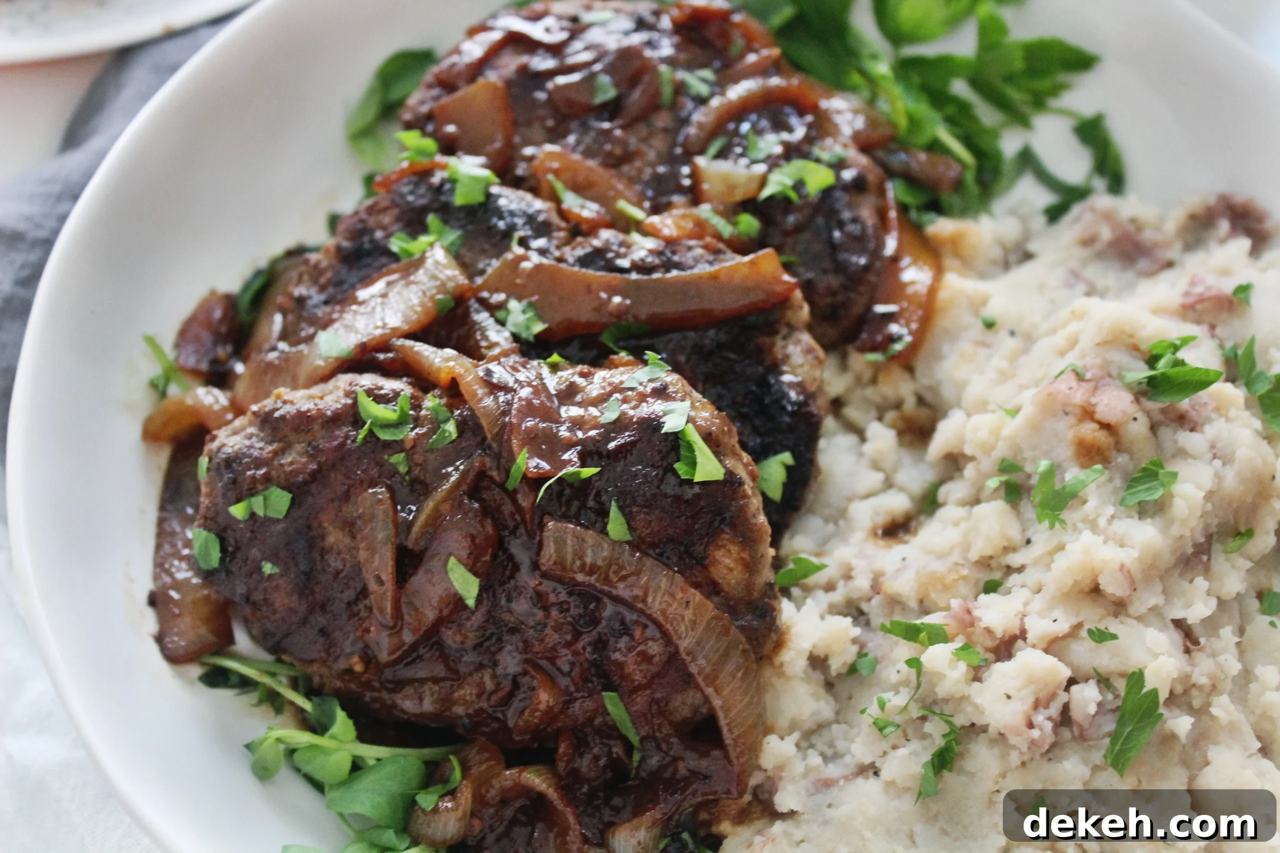 healthy Salisbury steak
