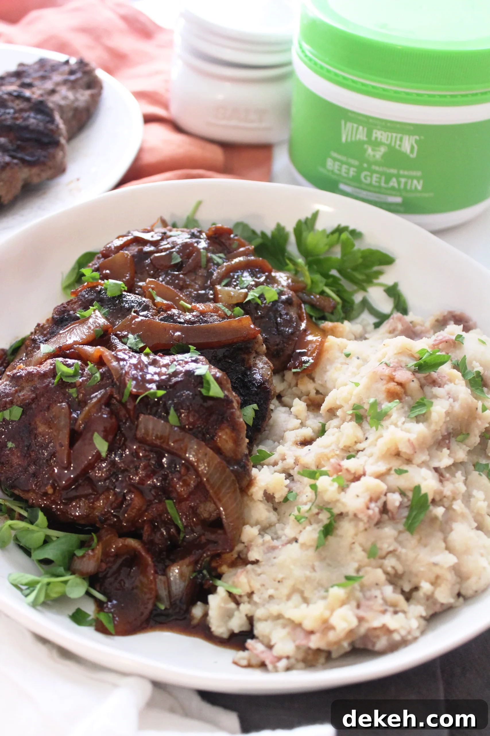 healthy Salisbury steak