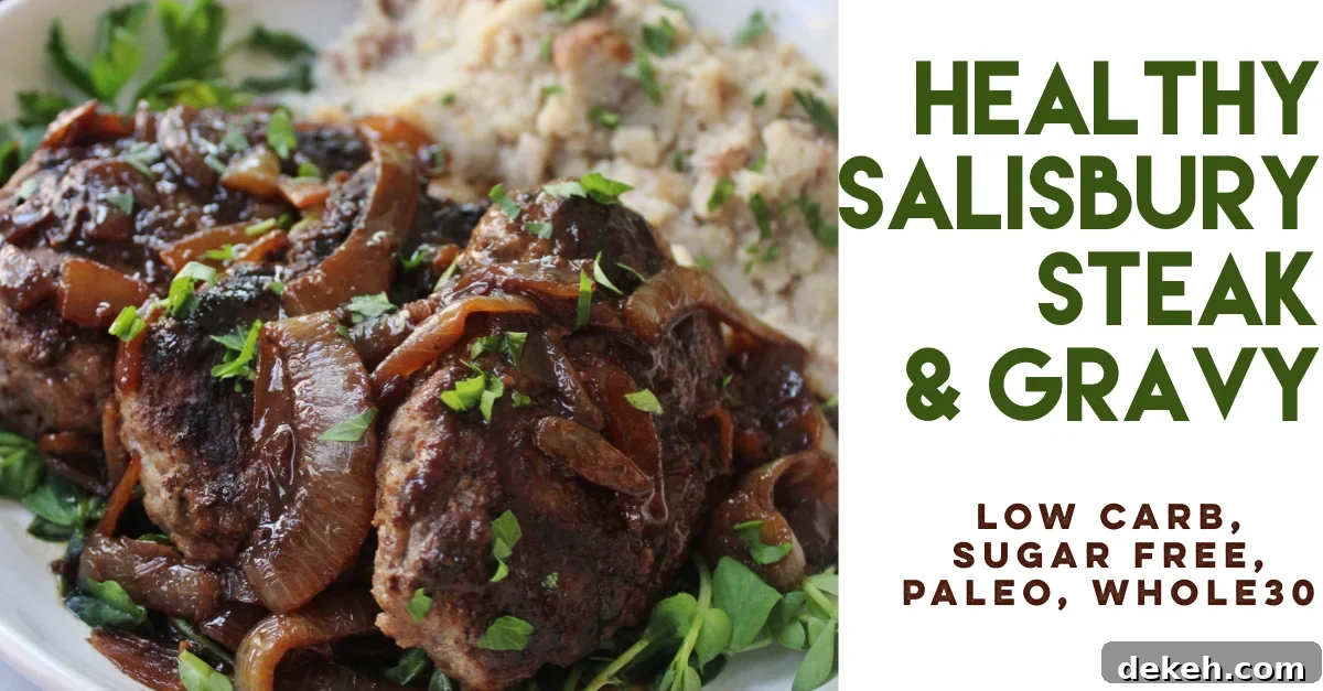 healthy Salisbury steak