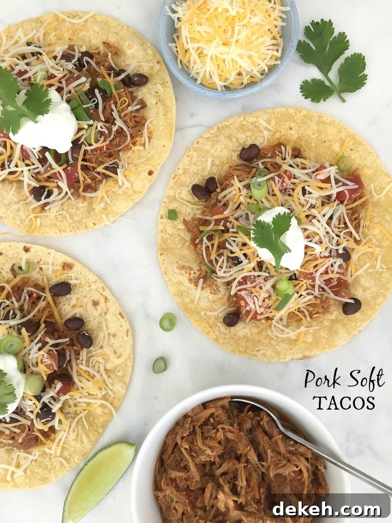 Slow Cooker Pulled Pork via LizsHealthyTable.com