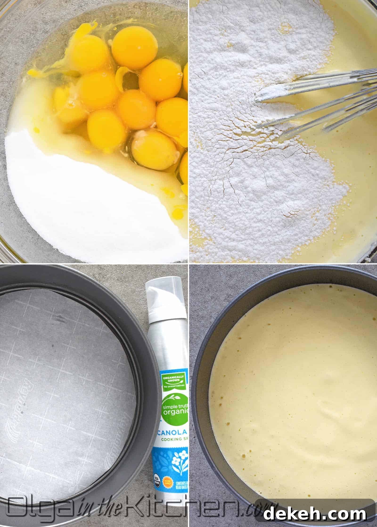 how to make sponge cake