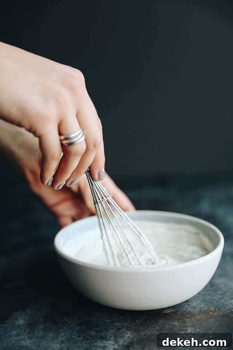 Tahini yogurt sauce served with roasted squash