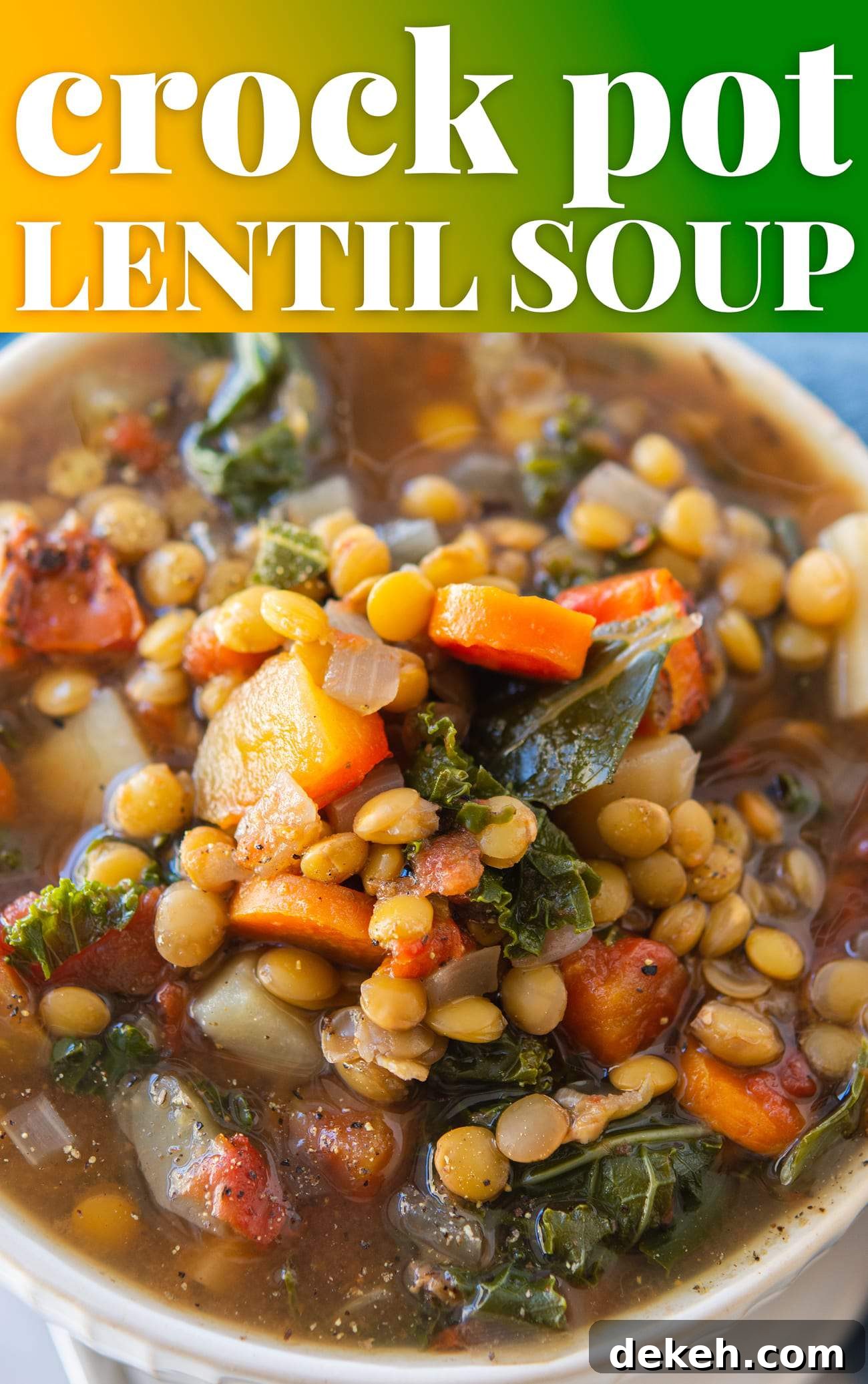 crock pot soup in a bowl