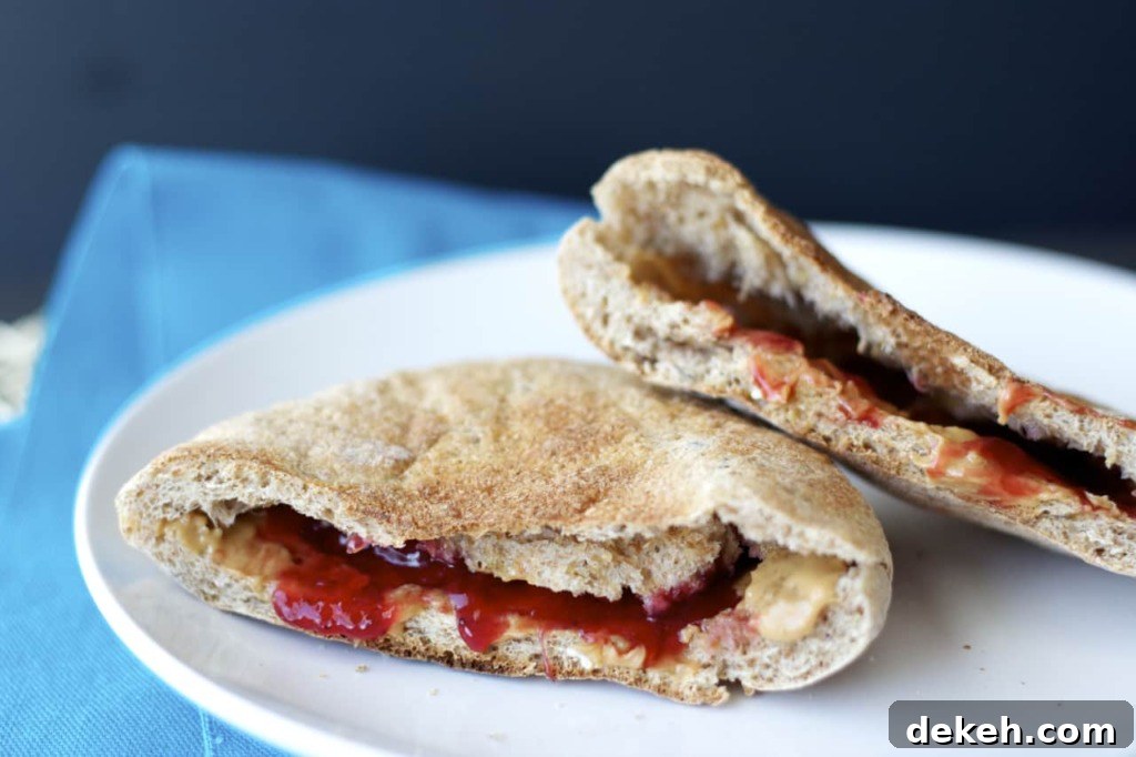 Whole Grain Breakfast Pitas