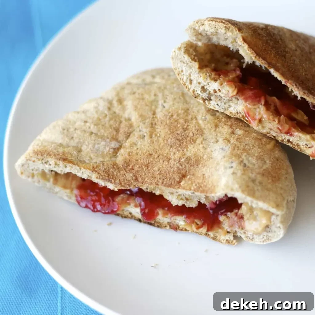 Whole Grain Breakfast Pitas