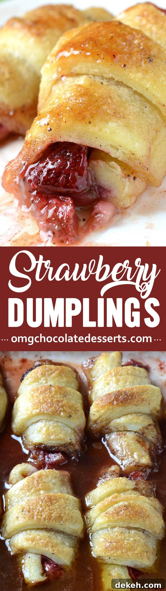 If you share my love for anything made with strawberries, then these strawberry dumplings are exactly what you need to try.