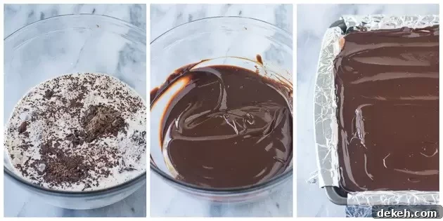 how to finish raspberry brownies steps 4 through 6