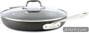 Diablo Shrimp (Camarones a la Diabla) — Spicy Mexican Shrimp Recipe 10 All-Clad 12-inch Skillet with Lid