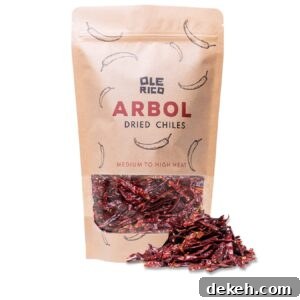 Diablo Shrimp (Camarones a la Diabla) — Spicy Mexican Shrimp Recipe 11 Dried Chile de Arbol – 4 oz
