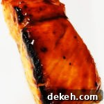 Air Fryer Sriracha Bourbon Salmon