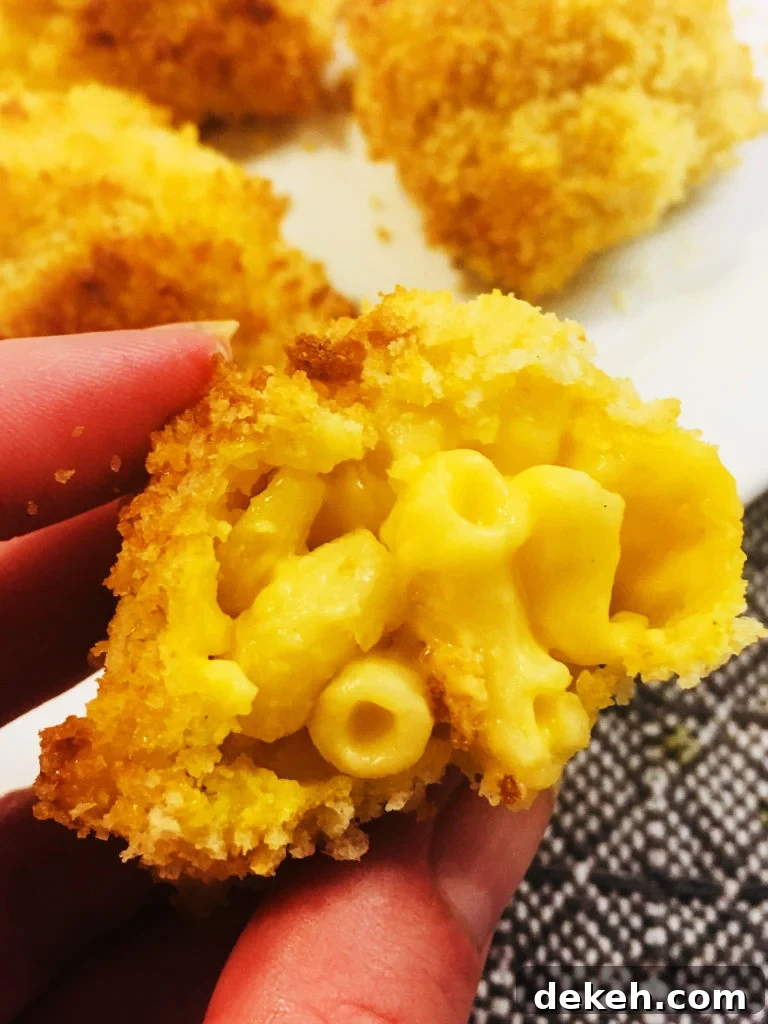 Air Fryer Mac and Cheese Bites