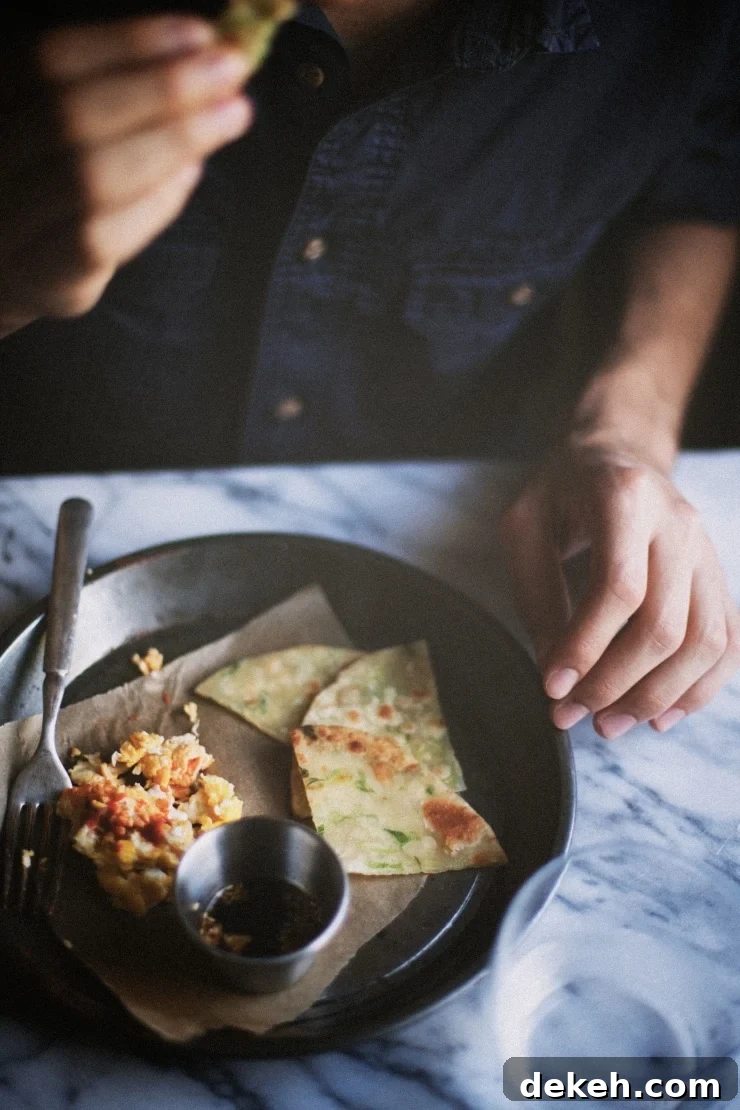 Chinese Scallion Pancakes Recipe | sophisticatedgourmet.com