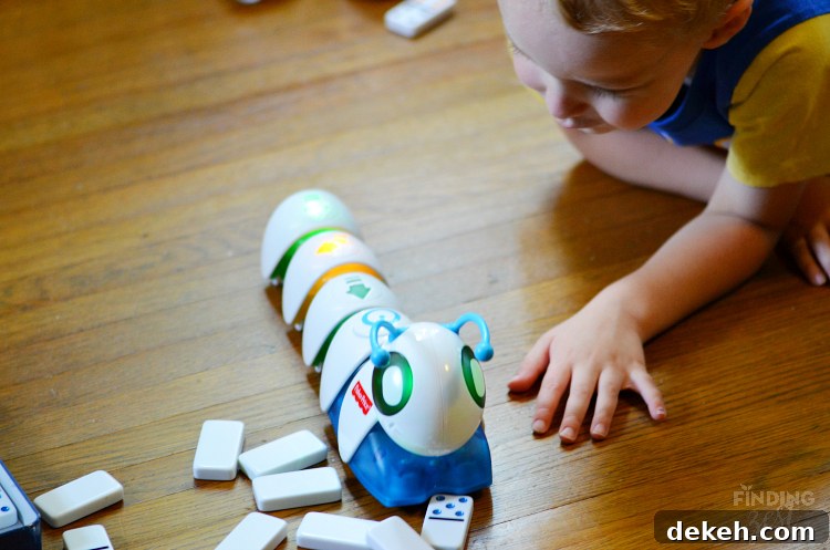 Fisher Price Code a Pillar Knocking Down Dominos