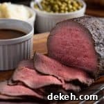 barbecue smoked beef bottom round roast recipe