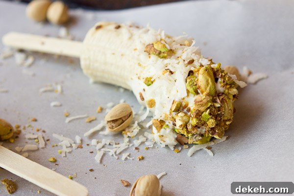 Close-up of a Banana Crunch Pop