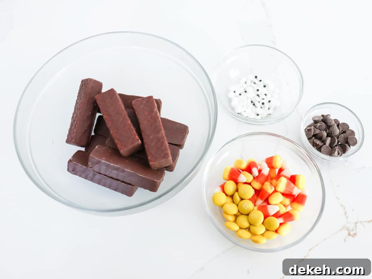 Turkey Wafer ingredients in bowls