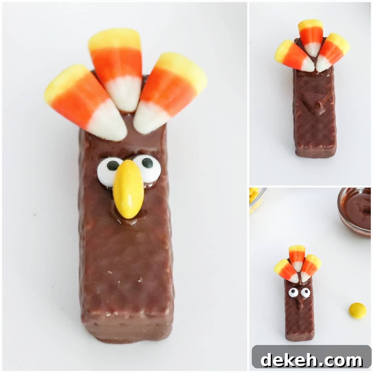 decorating turkey cookies process 