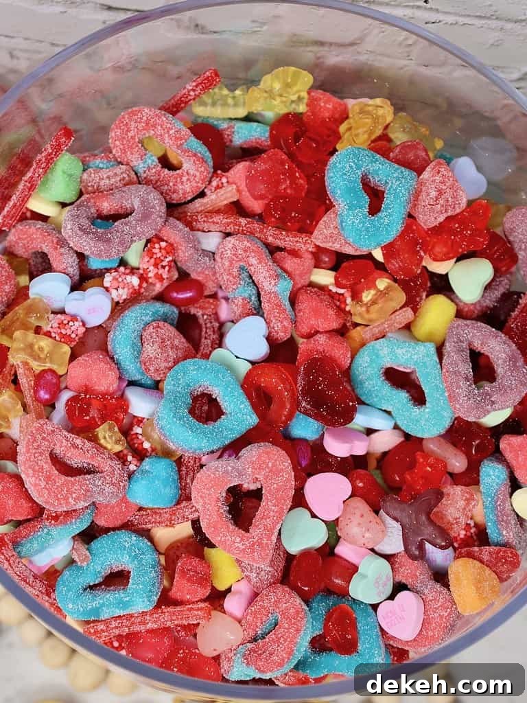 Valentine's Day Candy salad