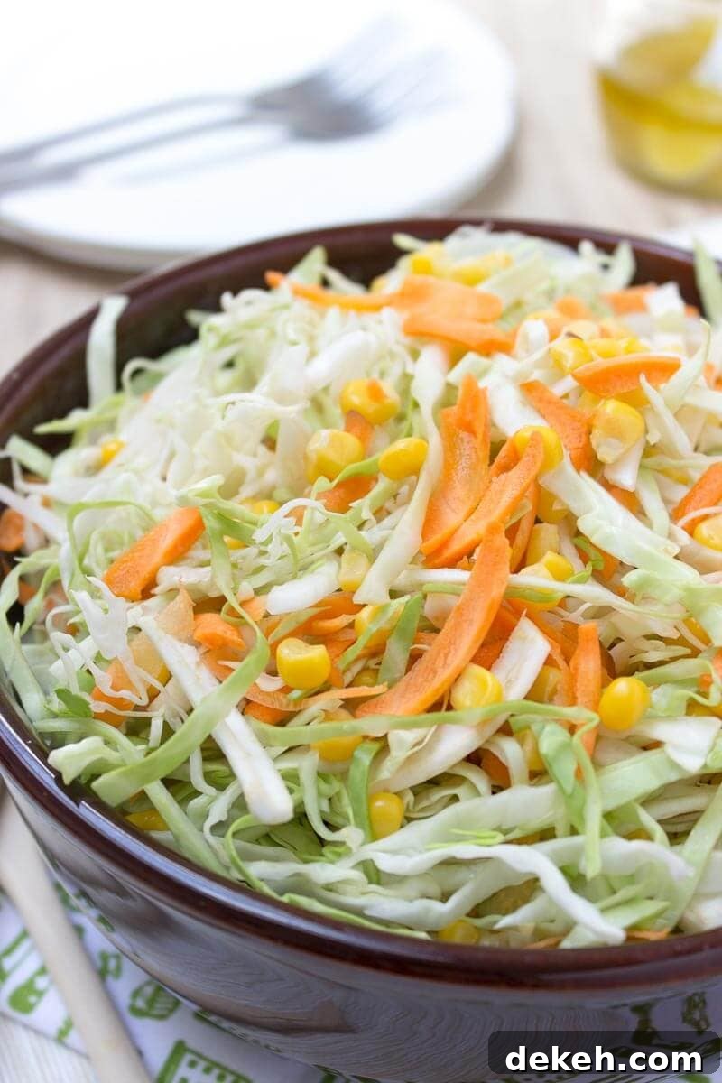 Cabbage Carrot Slaw