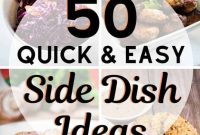Affordable Dinner Side Dish Ideas (Printable List)