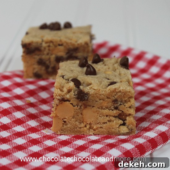 Peanut Butter Blondies