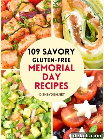 Collage of images of savory recipes