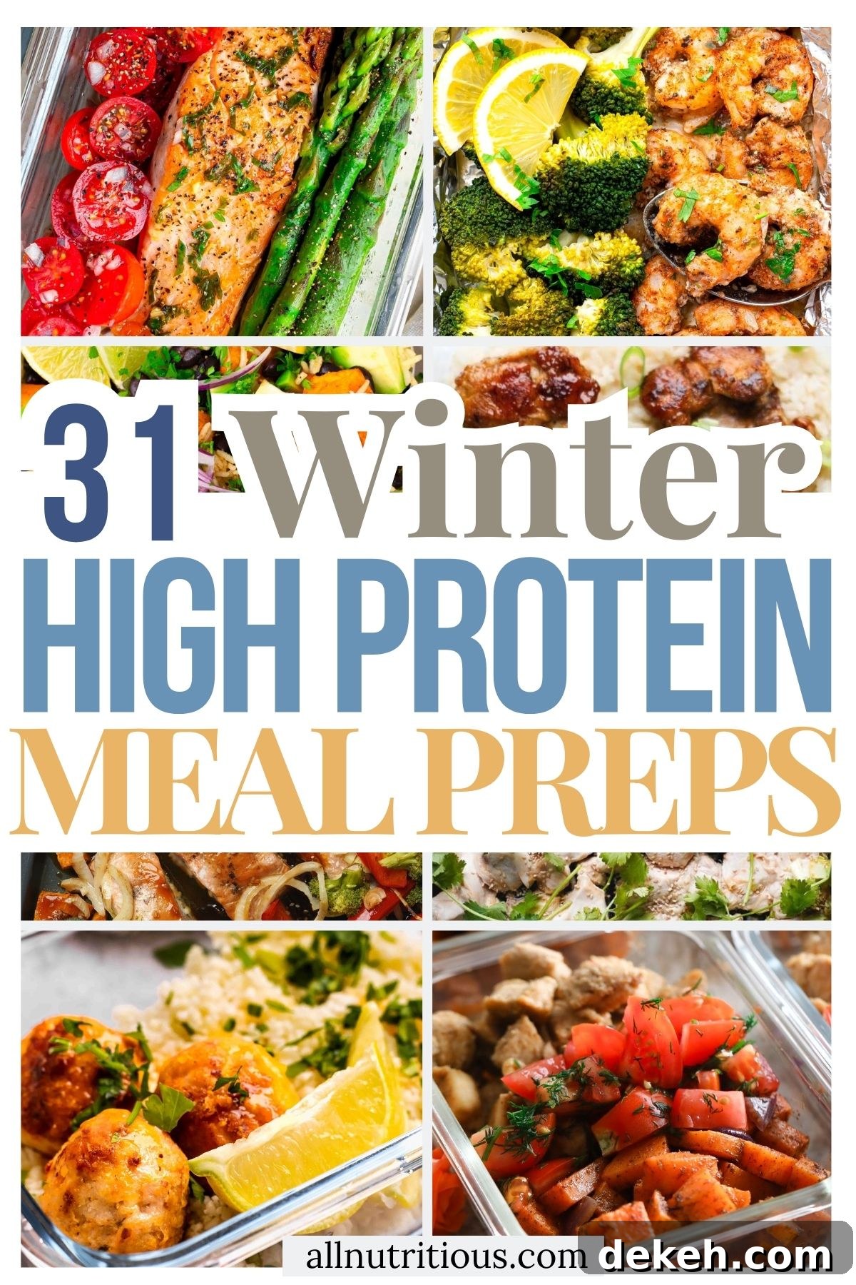 31 Winter High Protein Meal Prep Ideas
