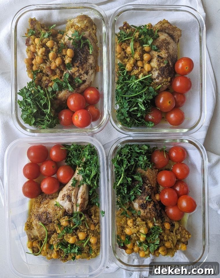chicken legs with chickpeas