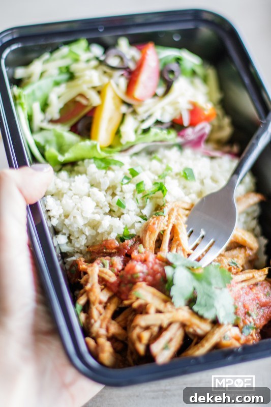 Slow Cooker Keto Pork Carnitas Bowls