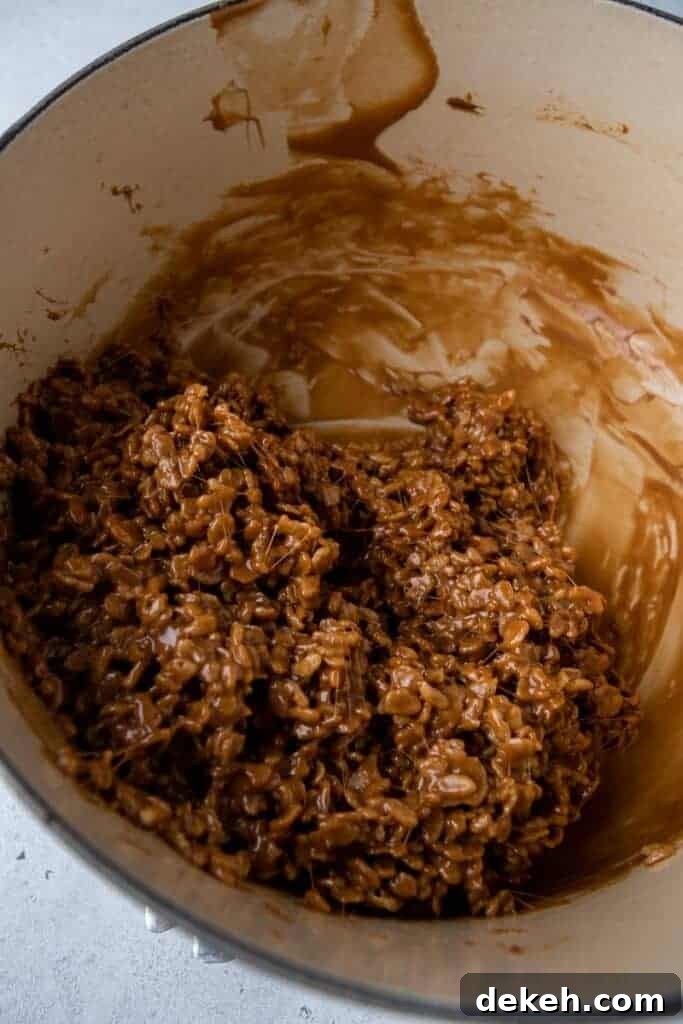 Chocolate rice krispy cereal