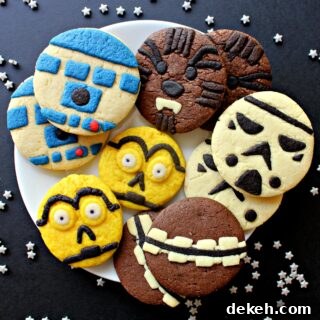 Star Wars Sugar Cookies for Military Care Package