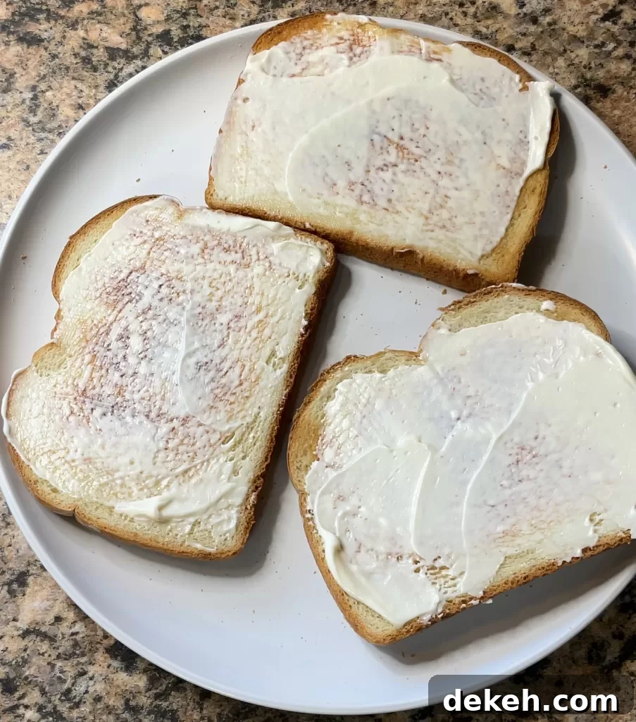 bread with mayo