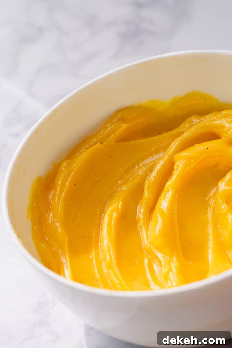 A bowl of French buttercream.