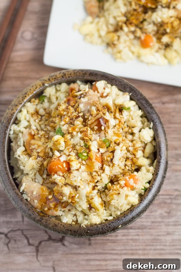 Chicken Cauliflower Fried Rice