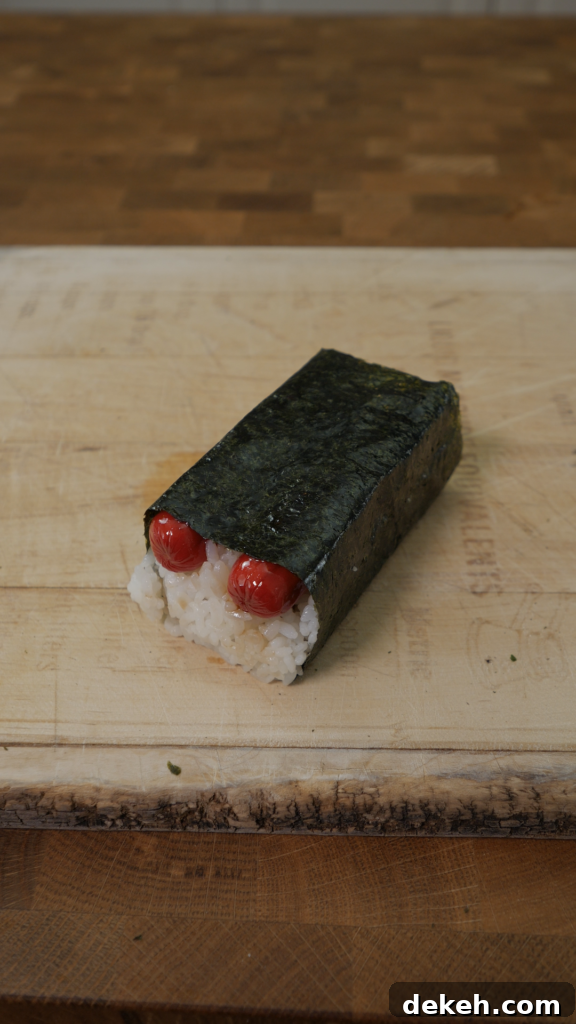 Slice of musubi