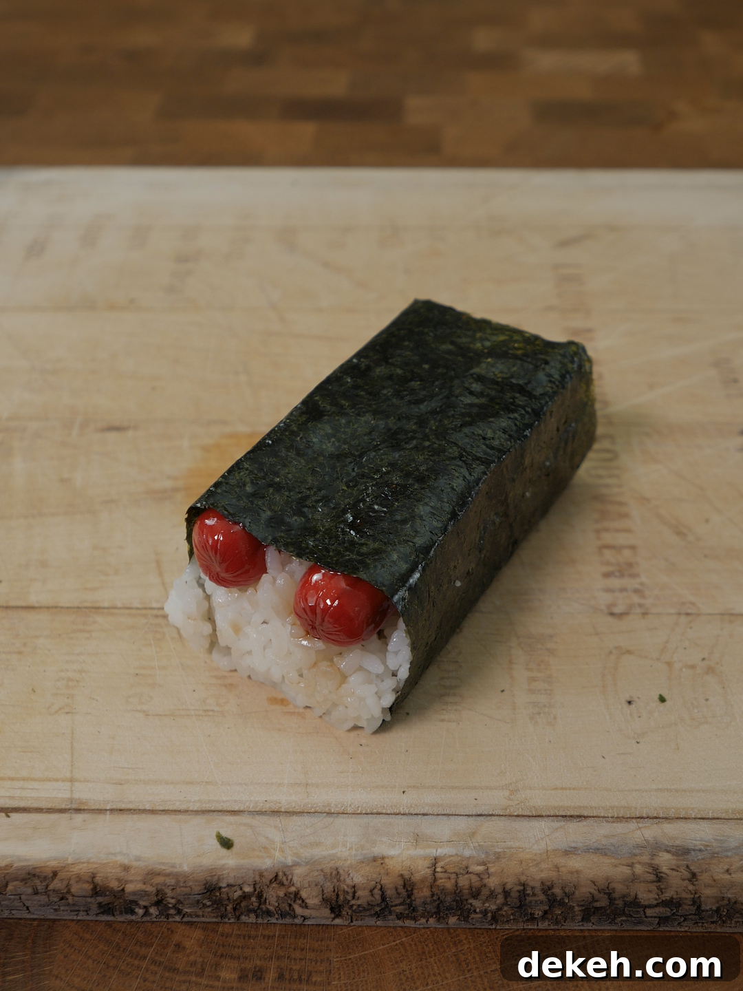 Hot dogs in shoyu sauce