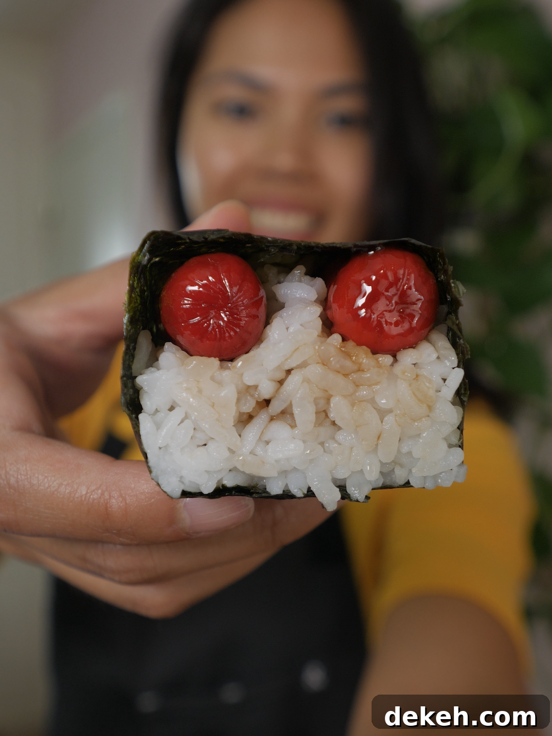 Hot dog musubi