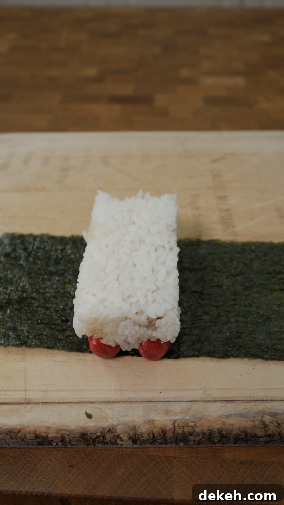 Finished musubi