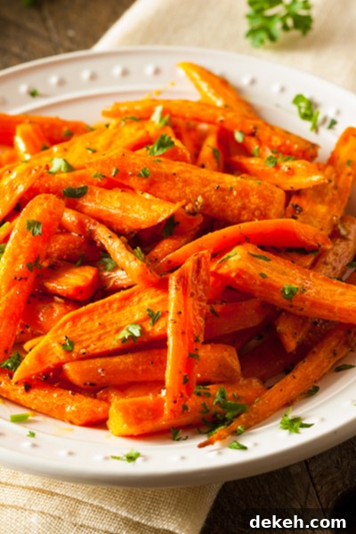 oven roasted honey glazed carrots 