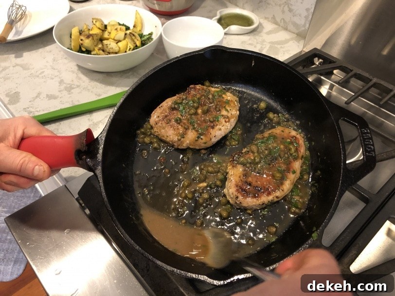 lemony pork chops