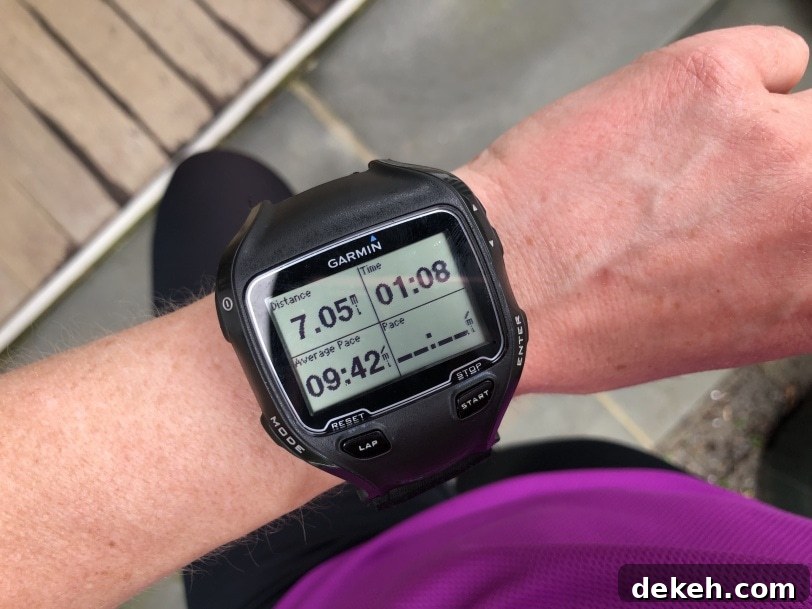 running watch garmin 7 miles